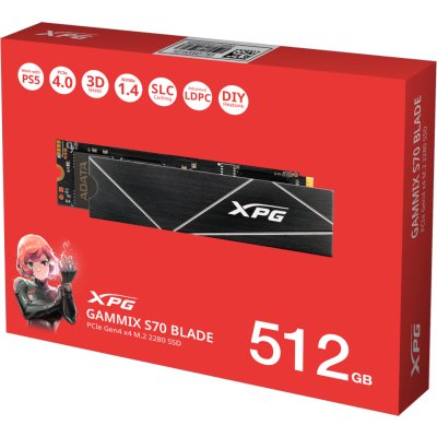 ADATA XPG Gammix S70 Blade 512Gb AGammixS70B-512G-CS
