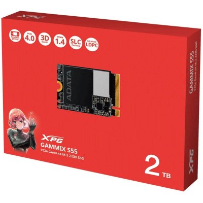 SSD диск ADATA XPG Gammix S55 2Tb SGAMMIXS55-2T-C
