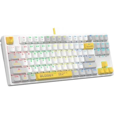 клавиатура A4Tech Bloody S87 Energy White