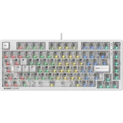 клавиатура A4Tech Bloody MS76 White