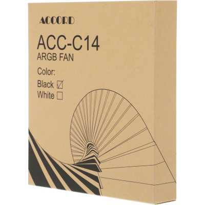 кулер Accord ACC-C14 ARGB Black