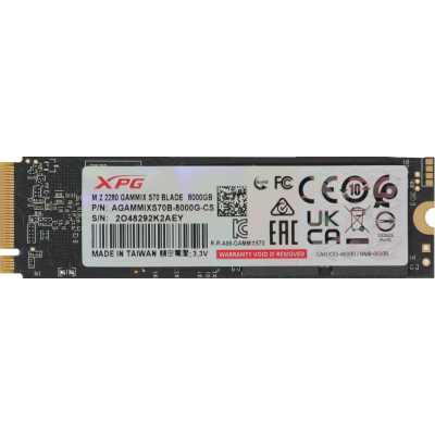 ADATA XPG Gammix S70 Blade 8Tb AGammixS70B-8000G-CS