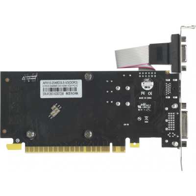 видеокарта Afox nVidia GeForce GT 610 2Gb AF610-2048D3L5-V3