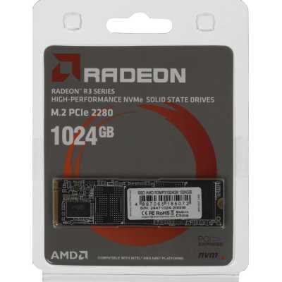 SSD диск AMD Radeon R3 Series 1Tb R3MP31024G8