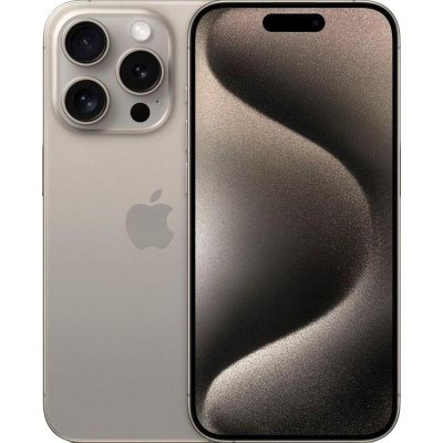 смартфон Apple iPhone 15 Pro 1TB Natural Titanium MTQK3ZA/A