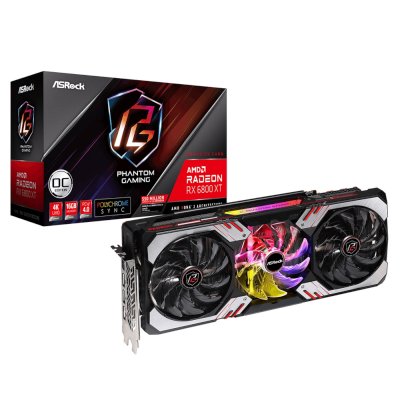ASRock AMD Radeon RX 6800 XT Phantom Gaming PG 16GO