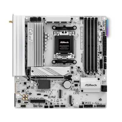 материнская плата ASRock B850M Pro RS WiFi White