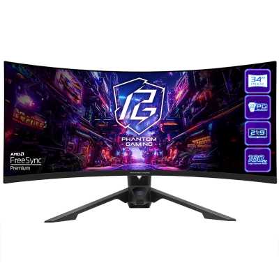 монитор ASRock Phantom Gaming PG34QRT3A