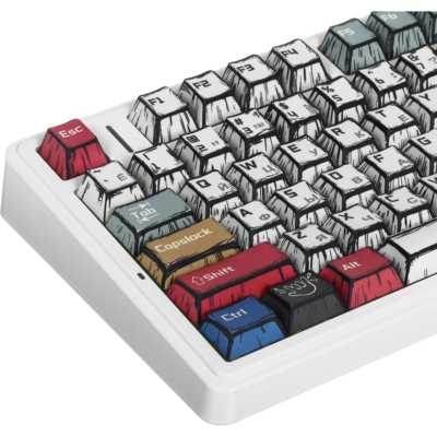 клавиатура AULA F75 Comic Keycap 6978080501578