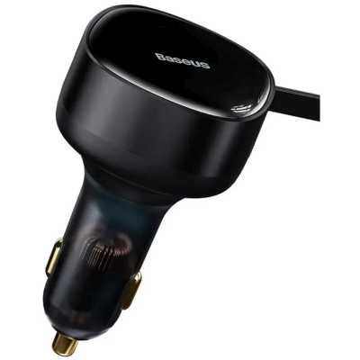 автомобильное зарядное устройство Baseus Enjoyment Retractable C00035500111-00