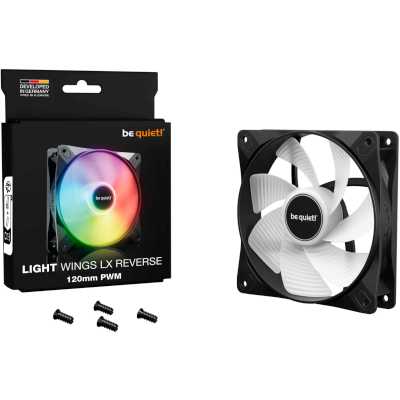 Be Quiet Light Wings LX 120mm PWM Reverse Black