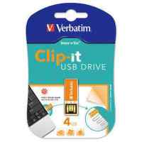 Verbatim 4GB CLIP-IT Orange