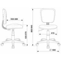 стул Бюрократ CH-W204NX/STICK-PK