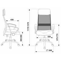 офисное кресло Бюрократ KB-6N/SL/B/405-LBL