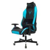 игровое кресло Бюрократ KNIGHT NEON LBLUE
