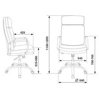 офисное кресло Бюрократ T-9907-WHITE