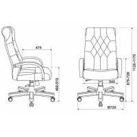 офисное кресло Бюрократ T-9928WALNUT/ECO-B