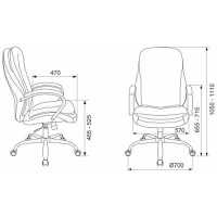 офисное кресло Бюрократ T-9950SL/VELV73