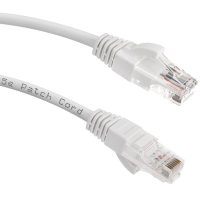 патч-корд Cabeus PC-UTP-RJ45-CAT.5E-0.5M-WH