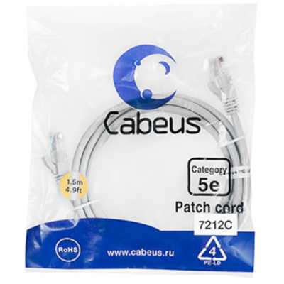 Cabeus PC-UTP-RJ45-CAT.5E-1.5M