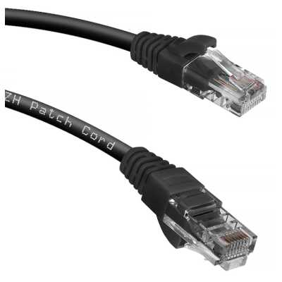 патч-корд Cabeus PC-UTP-RJ45-CAT.5E-1M-BK-LSZH