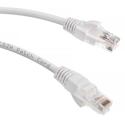 патч-корд Cabeus PC-UTP-RJ45-CAT.5E-3M-WH-LSZH