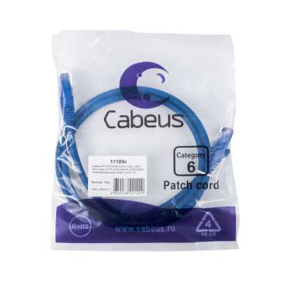 Cabeus PC-UTP-RJ45-Cat.6-1m-BL-LSZH