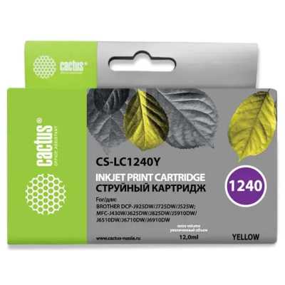 картридж Cactus CS-LC1240Y