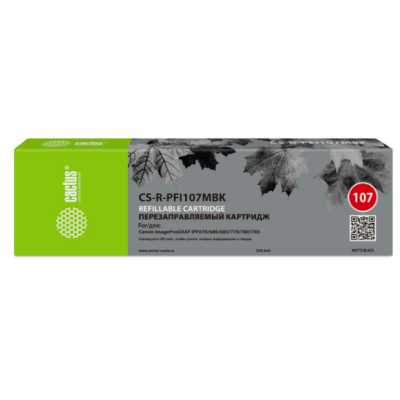 картридж Cactus CS-R-PFI107MBK