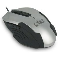 мышь CBR CM-333 Silver-Black