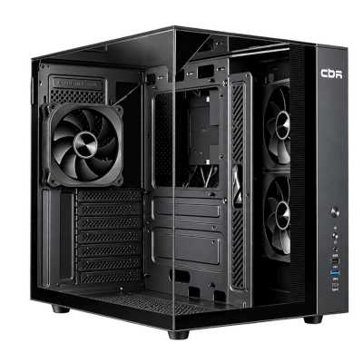 корпус CBR Cube X810BK PCC-ATX-X810BK-WPSU