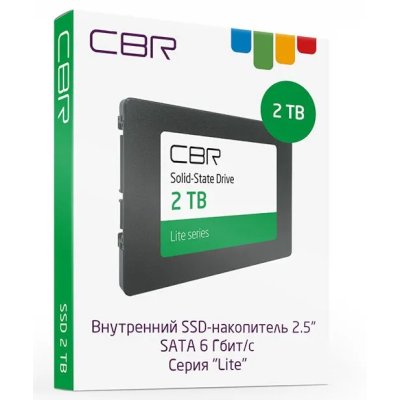 SSD диск CBR Lite 2Tb SSD-002TB-2.5-LT22