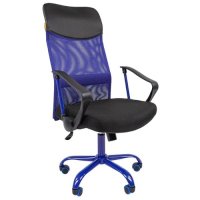 офисное кресло Chairman 610 CMet Black-Blue 7021401
