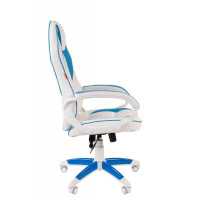игровое кресло Chairman Game 16 White-Blue