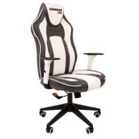 игровое кресло Chairman Game 23 Grey-White