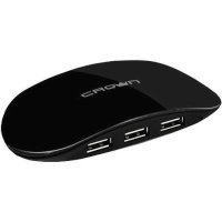 разветвитель USB Crown CMH-B20 Black