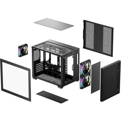 Deepcool CG330 Mesh 3F Black
