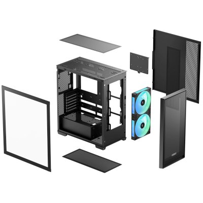 корпус Deepcool CG580 Mesh 2F Black
