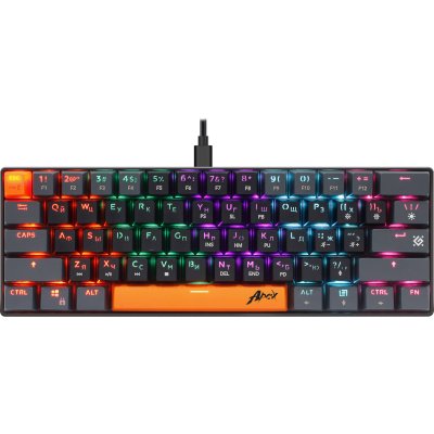 клавиатура Defender Apex GK-002 Black-Grey