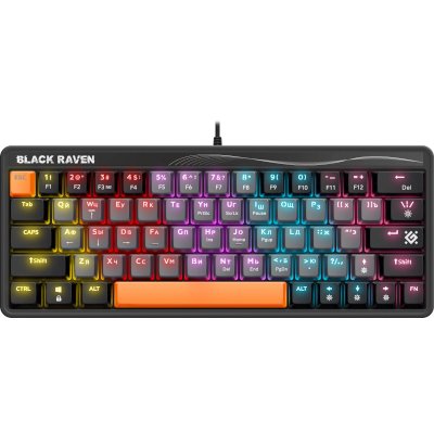 клавиатура Defender Black Raven GK-417 Grey
