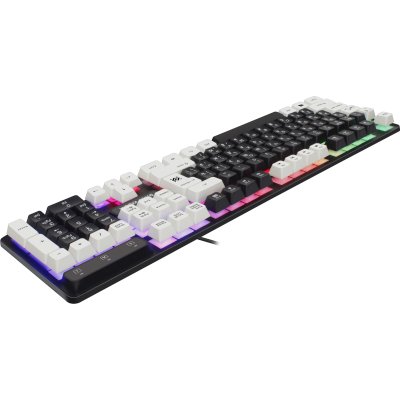 клавиатура Defender Dark Knight GK-077 Black-White