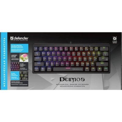 клавиатура Defender Deimos GK-303 Black