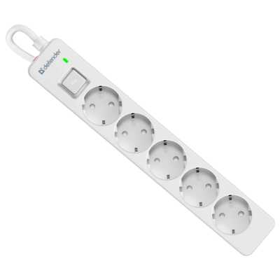 сетевой фильтр Defender DFS 131 White