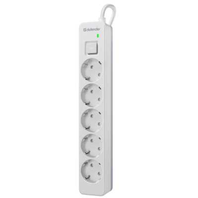 сетевой фильтр Defender DFS 131 White