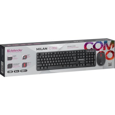 клавиатура Defender Milan C-992 Black