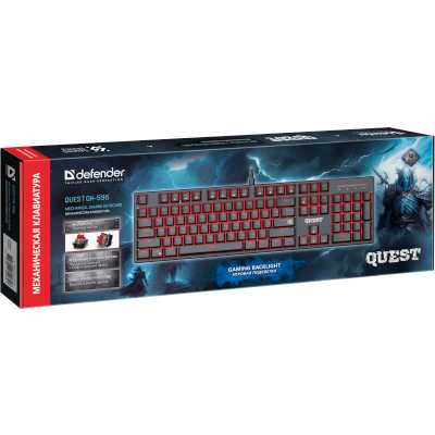 клавиатура Defender Quest GK-596 Black