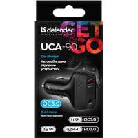 автомобильное зарядное устройство Defender UCA-90 83836