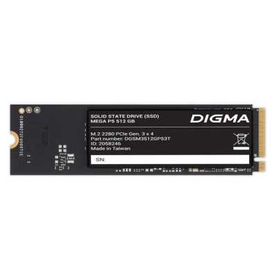 SSD диск Digma Mega P5 512Gb DGSM3512GP53T