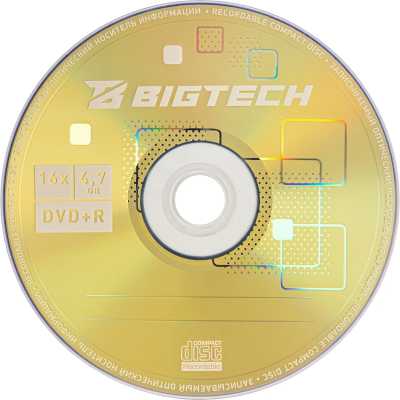 DVD+R BigTech YDVDRB011