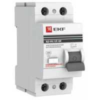 EKF 30мА тип AC ВД-100 2 полюса 16 А elcb-2-16-30-em-pro